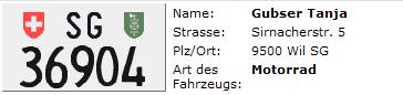Nummernschild